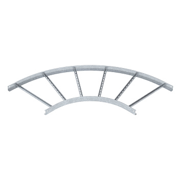 OBO BETTERMANN  Угловая секция 90° лестничного лотка 60х600 мм R=500 мм 6211458