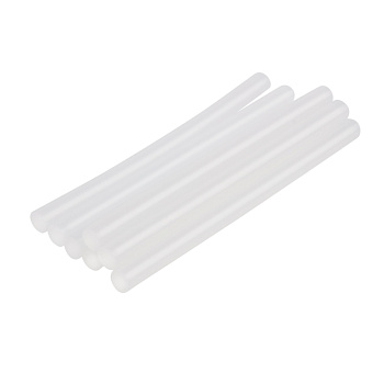 Клеевые стержни d=7,4 мм, L=100 мм, прозрачные (упак. 6 шт.) Rexant 09-1015