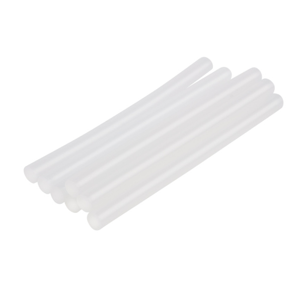 Клеевые стержни d=7,4 мм, L=100 мм, прозрачные (упак. 6 шт.) Rexant 09-1015