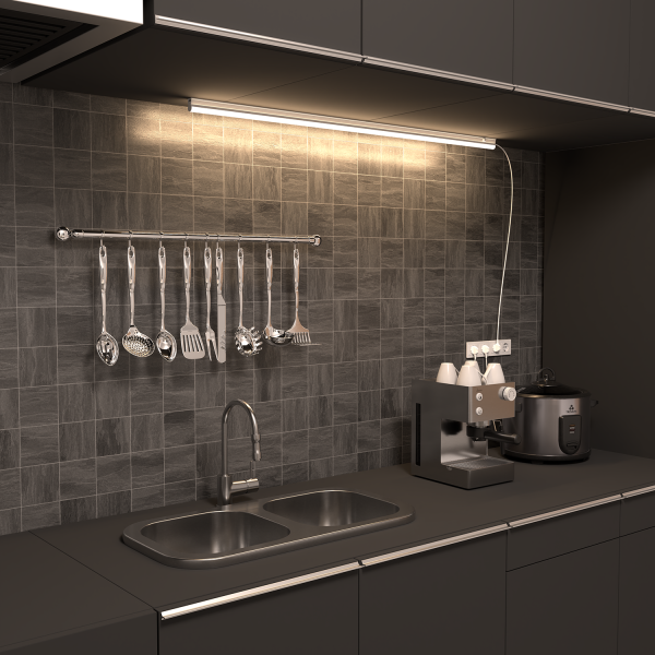 Купить Gauss Светильник TL Elementary линейный 18W 1500lm 4000K IP20 1165х22х33 LED 1/25 TL007