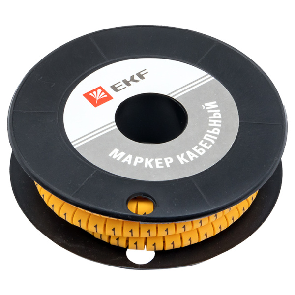 Купить EKF PROxima Маркер кабельный 1,5 мм2 "1" (1000 шт.) (ЕС-0)