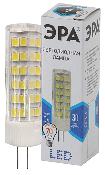 ЭРА LED JC-7W-220V-CER-840-G4 (диод, капсула, 7Вт, нейтр, G4)