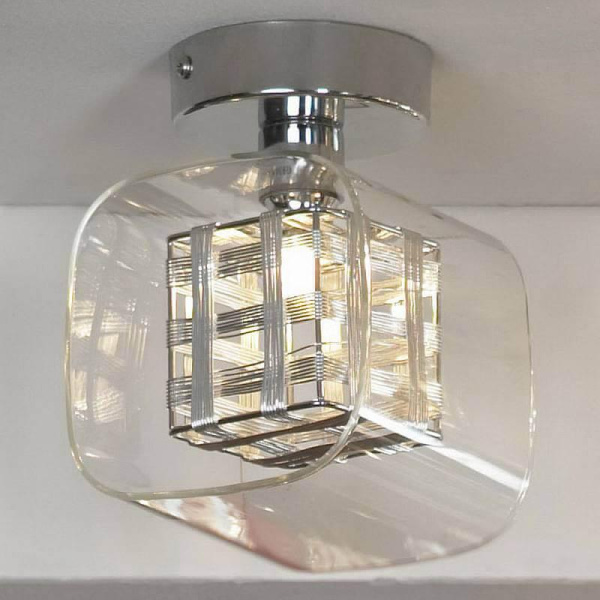 Lussole S.R.L Металл Хром /  Стекло Светильник потолочный G9 5W GRLSC-8007-01 Lussole S.R.L Металл Хром /  Стекло Светильник потолочный G9 5W GRLSC-8007-01