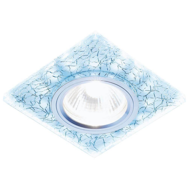 Ambrella Встраиваемый точечный светильник со светодиодной лентой S227 W/CH/C белый/серебро/MR16+3W(LED COLD)