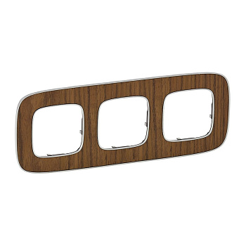 Legrand Valena ALLURE Орех Рамка 3-ая 754463