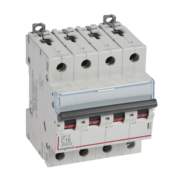 Legrand DX3-E Автоматический выключатель 4P 16А (С) 6000/6kA 407305