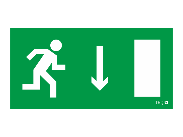 СТ ПЭУ 092 Указатель двери правооронний (250х115) SIRAH пиктограмма