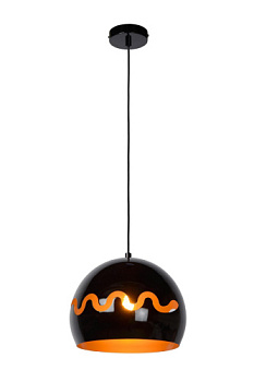 Lucide CORENTIN Pendant light Children Ø 28 cm 1xE27 IP21 Black 30484/28/30