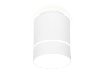 Ambrella Накладной светодиодный точечный светильник TN255 WH/S белый/песок LED 4200K 7W D80*110