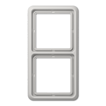 JUNG CD Светло-серая Рамка 2-ая ударопрочная CD582WULG