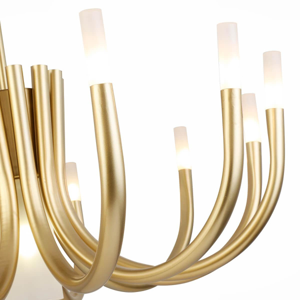 Купить ST Luce SL1173.202.13 Люстра потолочная Золото/Белый G4/E27 12+1*3+60W