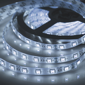 LAMPER LED лента 24 В, 10 мм,IP65, SMD 5050, 60 LED/m,БЕЛАЯ (6000 К) 141-633