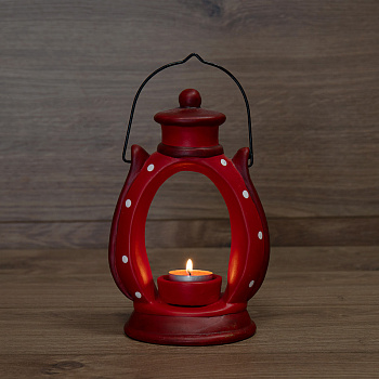 NEON-NIGHT Керамический подсвечник «Фонарик» 14х9.8х21 см 501-073