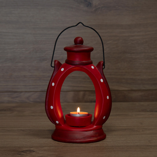 NEON-NIGHT Керамический подсвечник «Фонарик» 14х9.8х21 см 501-073