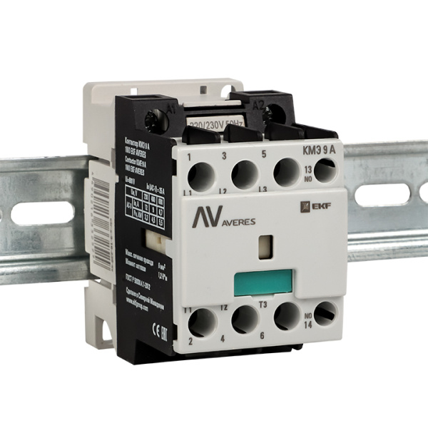 Купить EKF  AVERES Контактор КМЭ 9А 1NC 230В АС