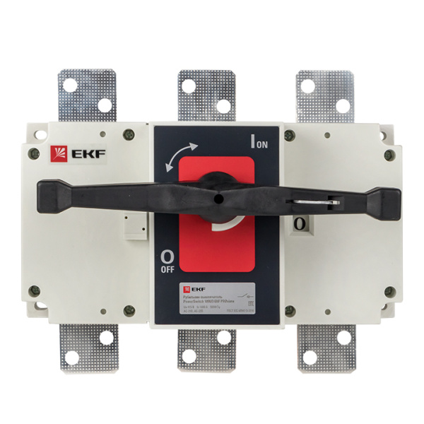 Купить EKF PROxima Рубильник-выключатель 1000A 3P c рукояткой управления для прямой установки PowerSwitch