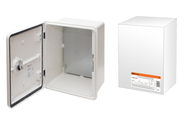 TDM Щит антивандальный, ЩПМП-0-2, GRP, IP65, IK10, -50 С до +70 С, навесной, (300х250х170) SQ0925-0202