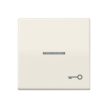 JUNG Клавиша для выключателя с окошком для подсветки и символом "замок" слоновая кость ABAS591KO5T