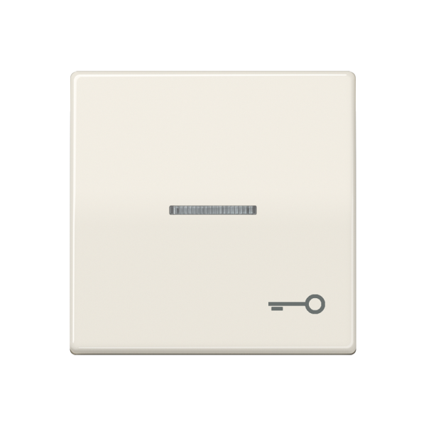 JUNG Клавиша для выключателя с окошком для подсветки и символом "замок" слоновая кость ABAS591KO5T
