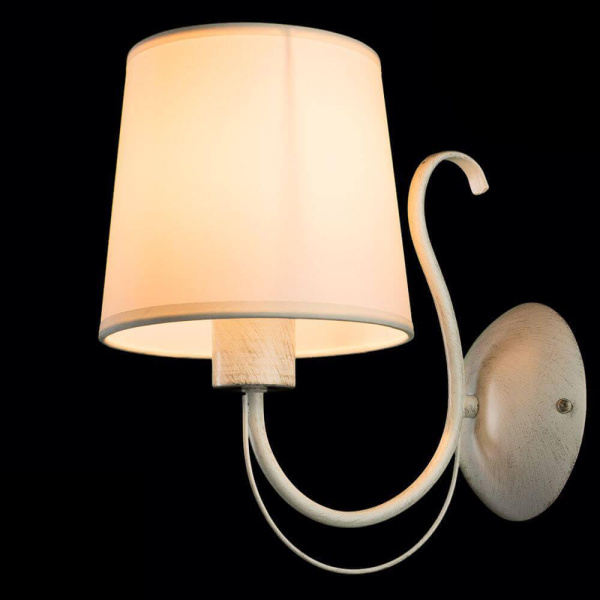 Купить Arte Lamp Orlean Золото/Белый Бра 40W E27 A9310AP-1WG