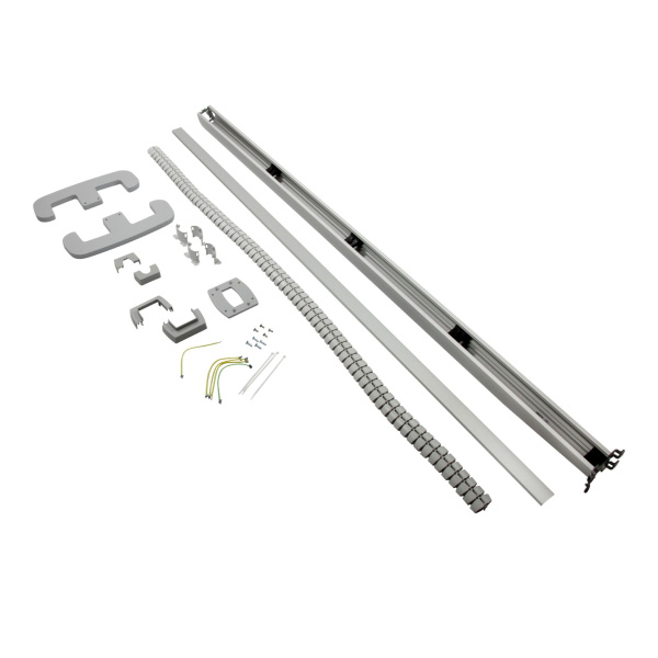 Купить Legrand Snap-On мобильная колонна алюминиевая с крышкой из алюминия 1 секция, высота 2 метра, цвет алюминий 653007