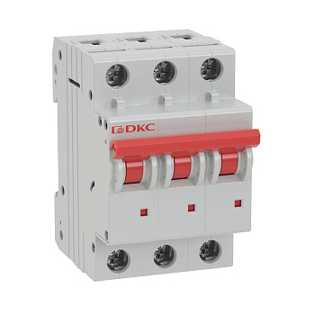 DKC YON pro Автоматический выключатель модульный MD63 3P 16А C 6kA MD63-3C16-6