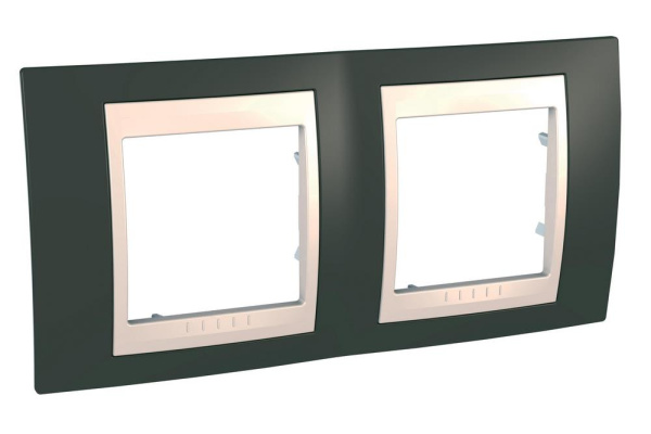 Купить SE Unica Хамелеон Какао/Беж Рамка 2-ая горизонтальная MGU6.004.571