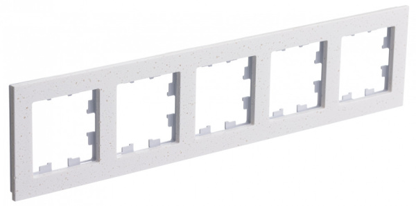 Systeme Electric AtlasDesign Nature Мрамор крем роял Рамка 5-ая, универсальная