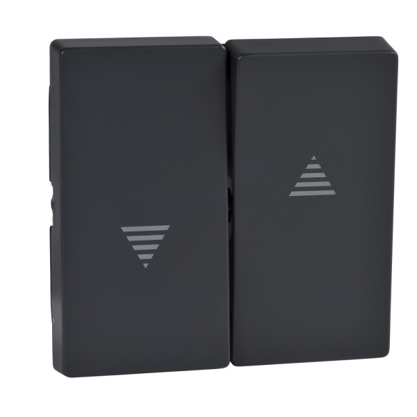 Купить SE Merten SM Антрацит Клавиша 2-ая жалюзийная MTN435514