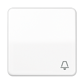 JUNG CD 500/CD plus Белая Клавиша 1-ая с символом ЗВОНОК CD590KWW