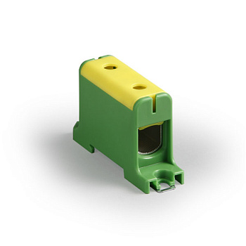 ENSTO Клеммный блок универсальный 1-полюсный, жёлтый/зелёный, Al/Cu 16-95 мм² KE62.3R