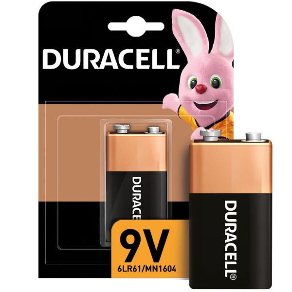 Duracell 81545441 Алкалиновая (щелочная) батарейка типа "крона" 9V /6LR61/6LF22/6LP3146l 00000754