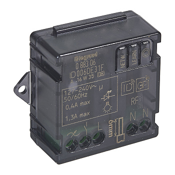 Legrand Zigbee Микромодуль выключателя с нейтралью. 1 канал, 300 Вт 088306