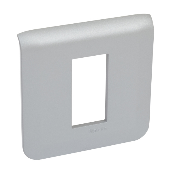 Legrand Mosaiс Рамка - Программа Mosaic - 1 модуль - 1 пост - алюминий 079311L