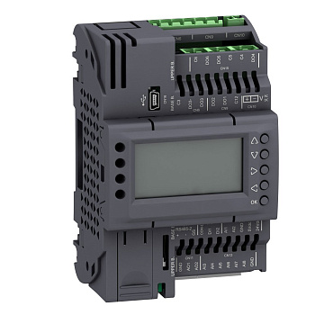 SE Опт ПЛК М172, дисплей, 18 I/O, 2xModbus TM172ODM18R