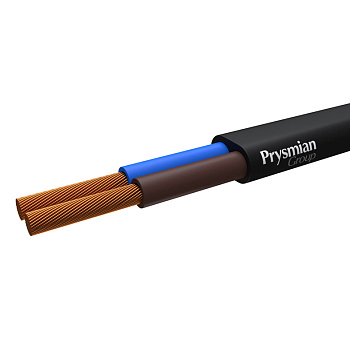Кабель силовой с ПВХ изоляцией ШВВП 2x0,5 мк(N) ч РЭК-Prysmian 0202010101