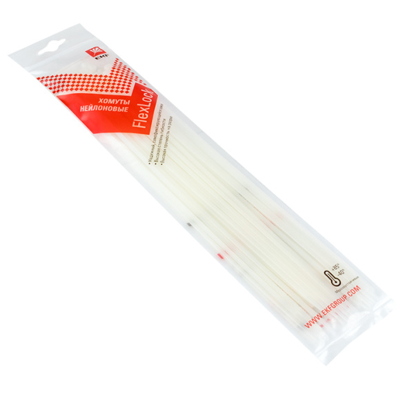 Купить EKF PROxima Хомут P6.6 стандартный (б), 3.6x300 (100шт) FlexLock