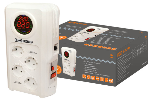TDM Стабилизатор напряжения СБР1-1-1,0 кВА электронный бытовой SQ1201-0012