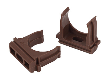 ЭРА CLIP-16-O Крепеж-клипса (дуб) для трубы d 16мм (10шт)