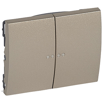 Legrand Galea Life Титан Клавиша 2-ая c точечной подсветкой 771479