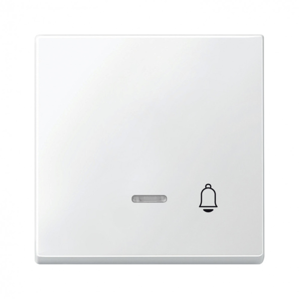 SE Merten SD Полярно-Бел Клавиша со световой индикацией, «звонок» (MTN437819)