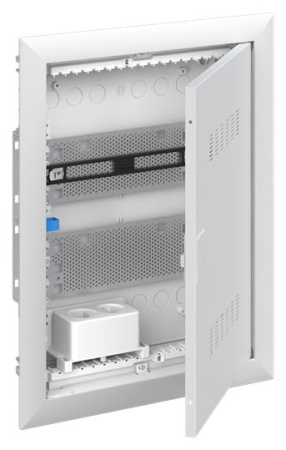 ABB Шкаф мультимедийный с дверью с вентиляционными отверстиями и DIN-рейкой UK620MV (2 ряда) 2CPX031390R9999