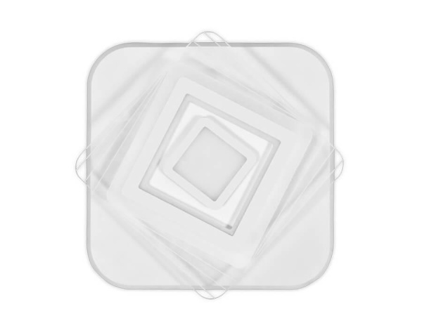 Купить Ambrella Потолочный светодиодный светильник с пультом FA799 WH 195W 500*500*60 (ПДУ РАДИО 2.4)