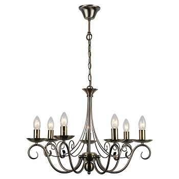 Lussole LGO Металл Бронзовый /  Без плафона Люстра E14 GRLSP-9942