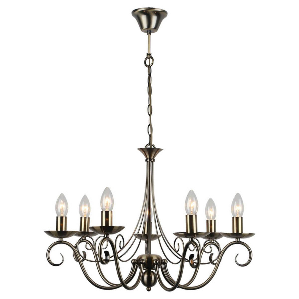 Lussole LGO Металл Бронзовый /  Без плафона Люстра E14 GRLSP-9942