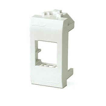 DKC Адаптер для информационных разъемов Systimax, белый, 1мод.