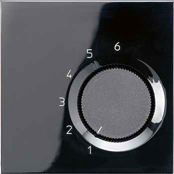 JUNG Комнатный термостат, чёрный TRLS236SW