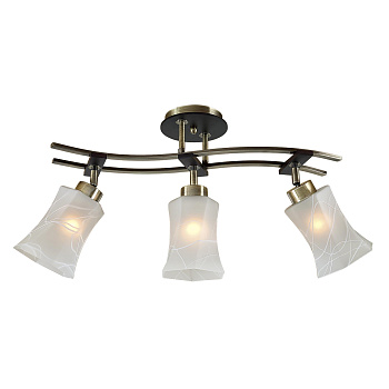 Citilux CL142133 Мерида Брон.Ст.+Венге Светильник Потолоч.