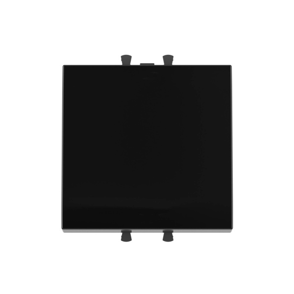 Купить DKC Выключатель одноклавишный модульный, "Avanti", "Черный квадрат", 2 модуля