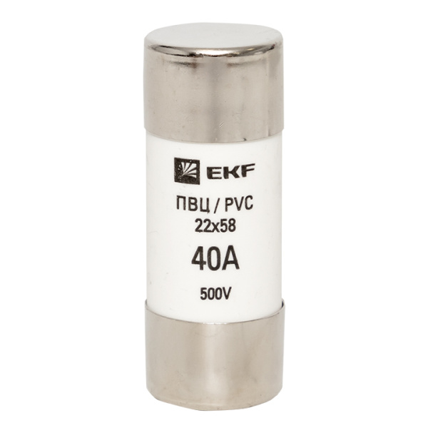 Купить EKF PROxima Плавкая вставка цилиндрическая ПВЦ (22х58) 40А